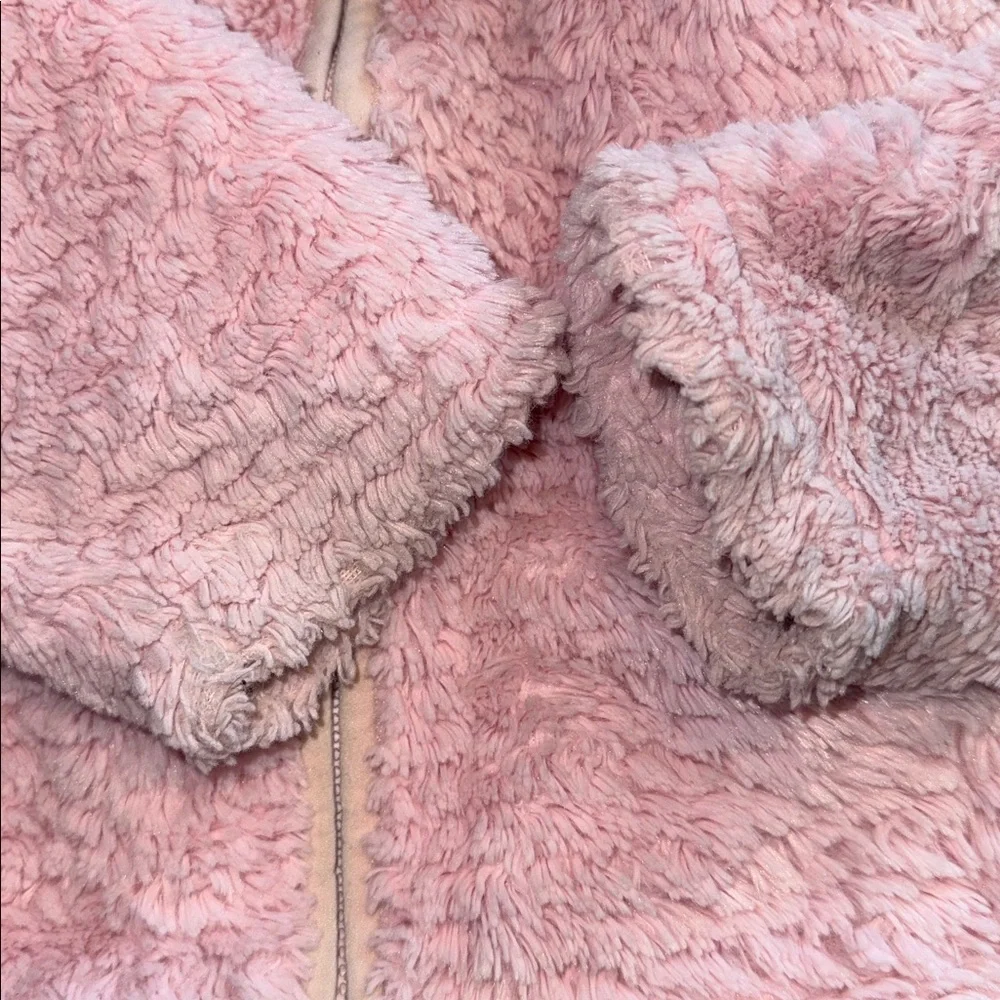 The North Face Soft Pink Fleece Jacket- size 4T